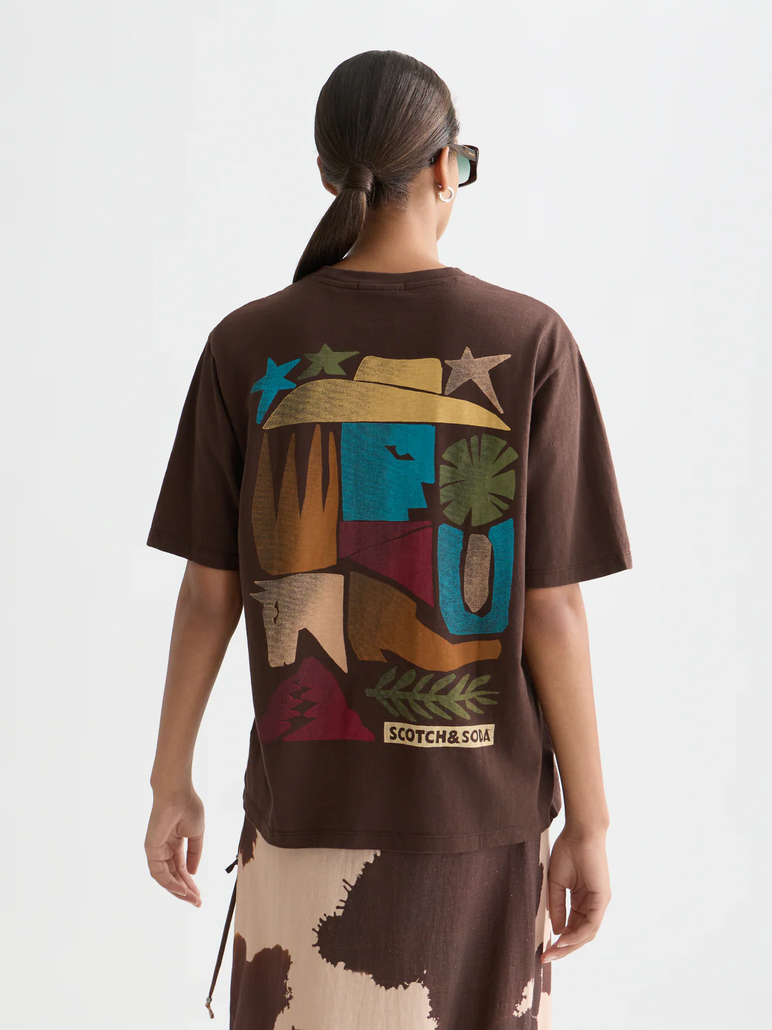 Artwork loose T-shirt - Image 4