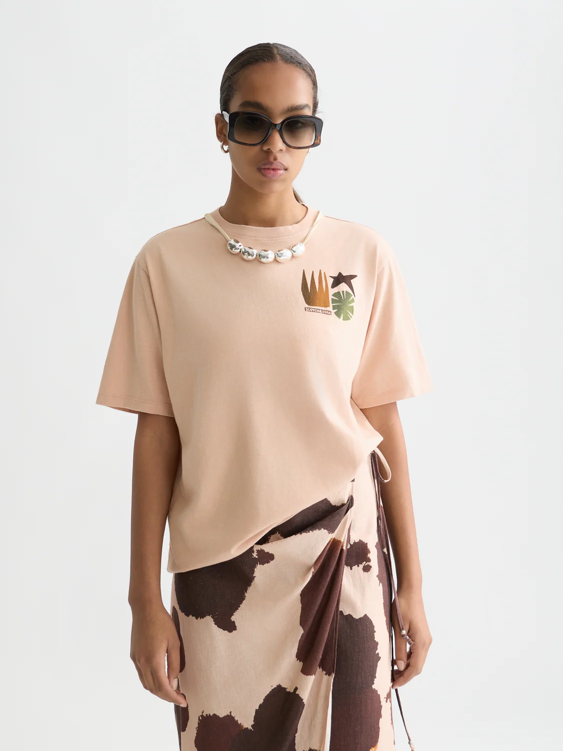 Artwork loose T-shirt - Image 8