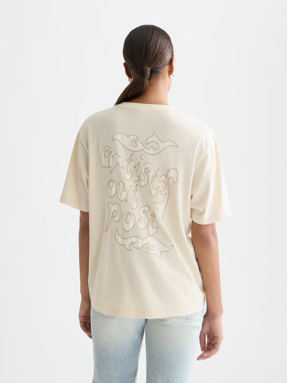Washed artwork loose T-shirt - Image 4