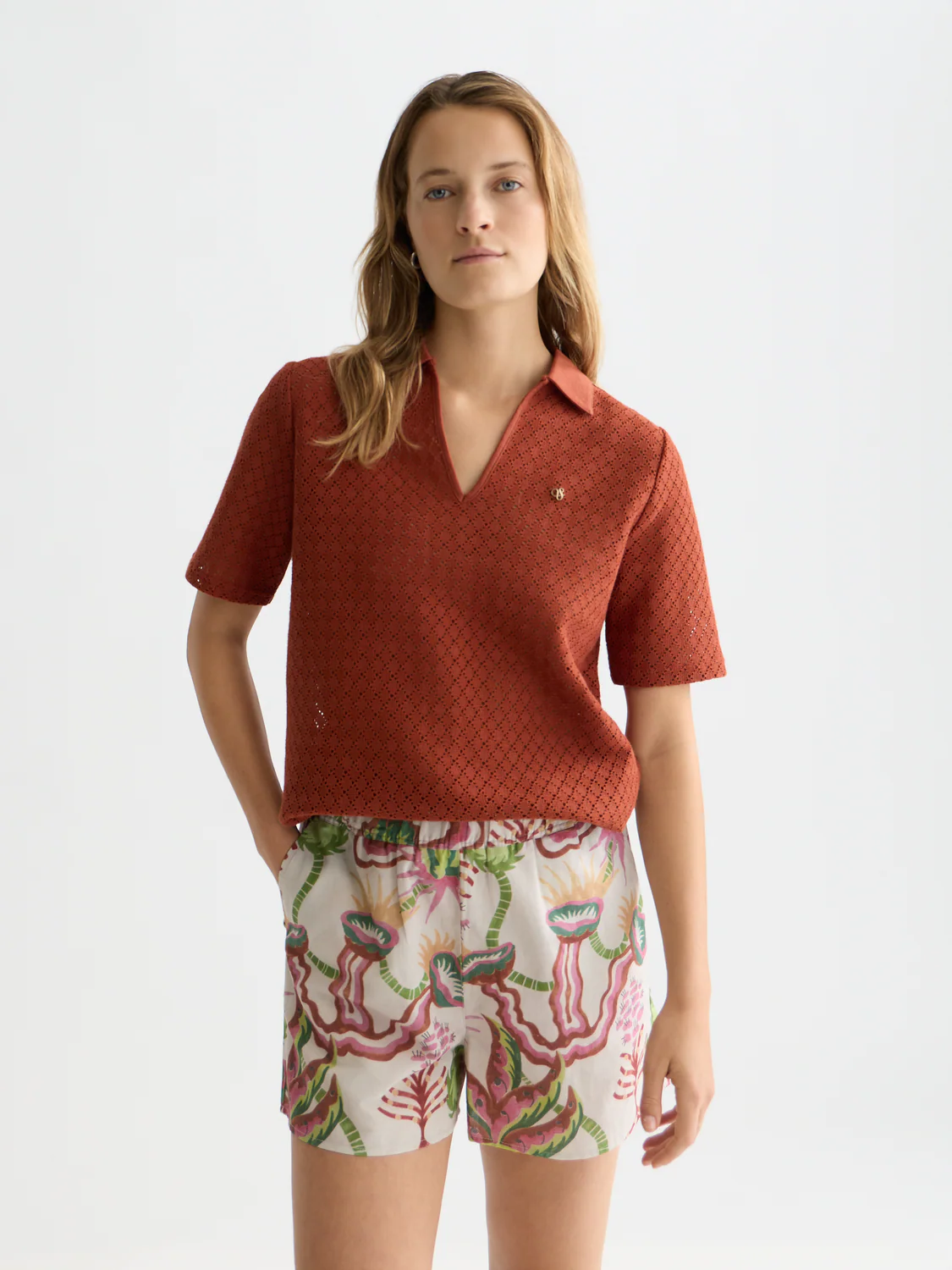 Crochet polo