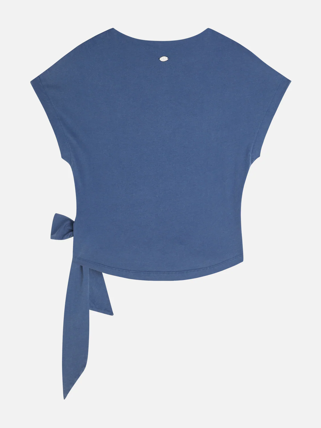 Knotted slash neck T-shirt - Image 6