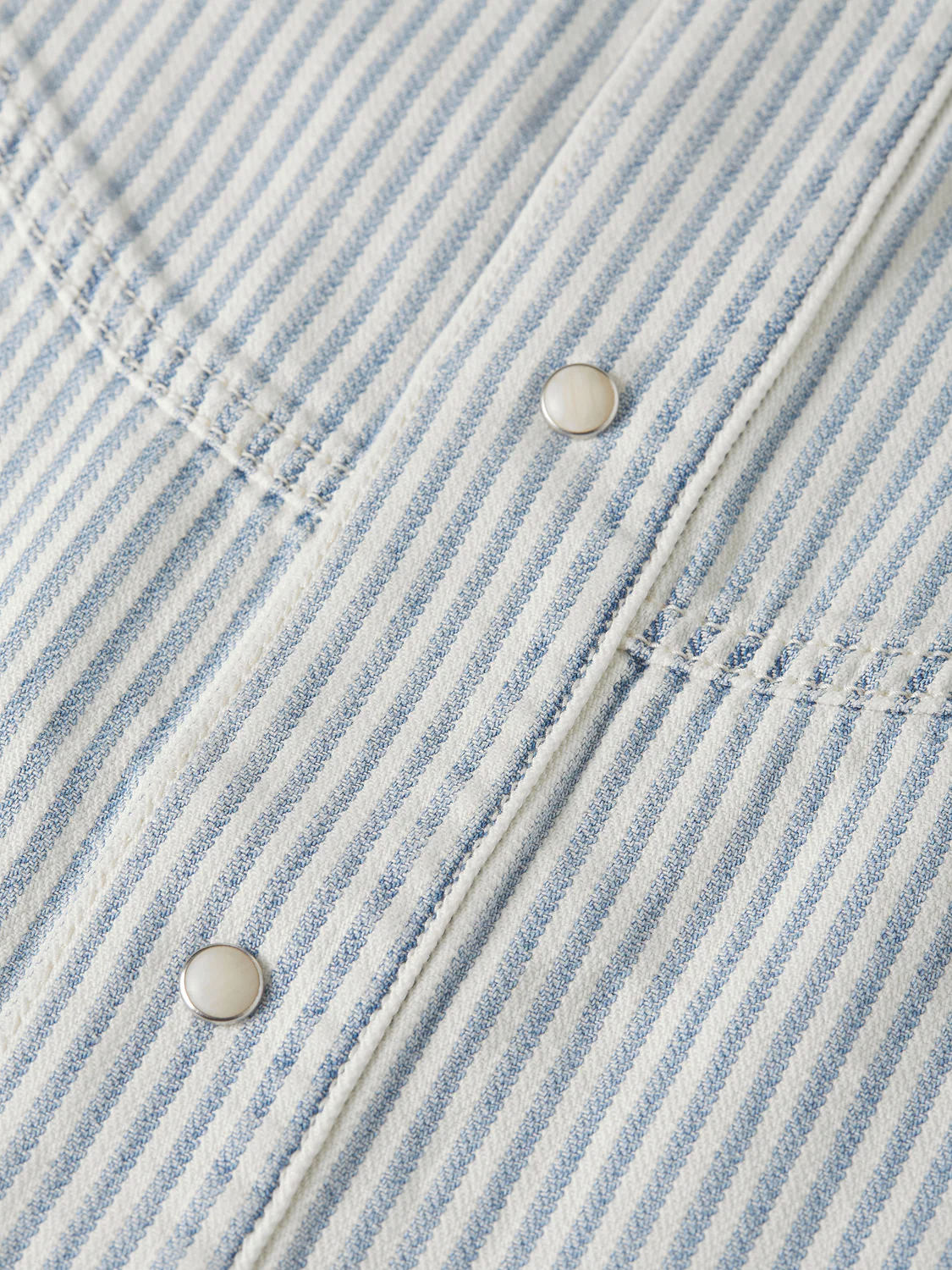 Short sleeve denim shirt - Image 7