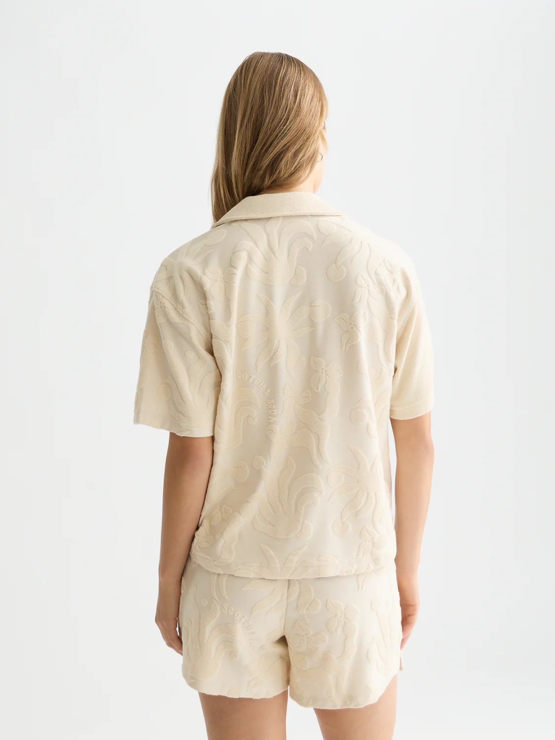 Towelling short sleeve shirt - Image 4