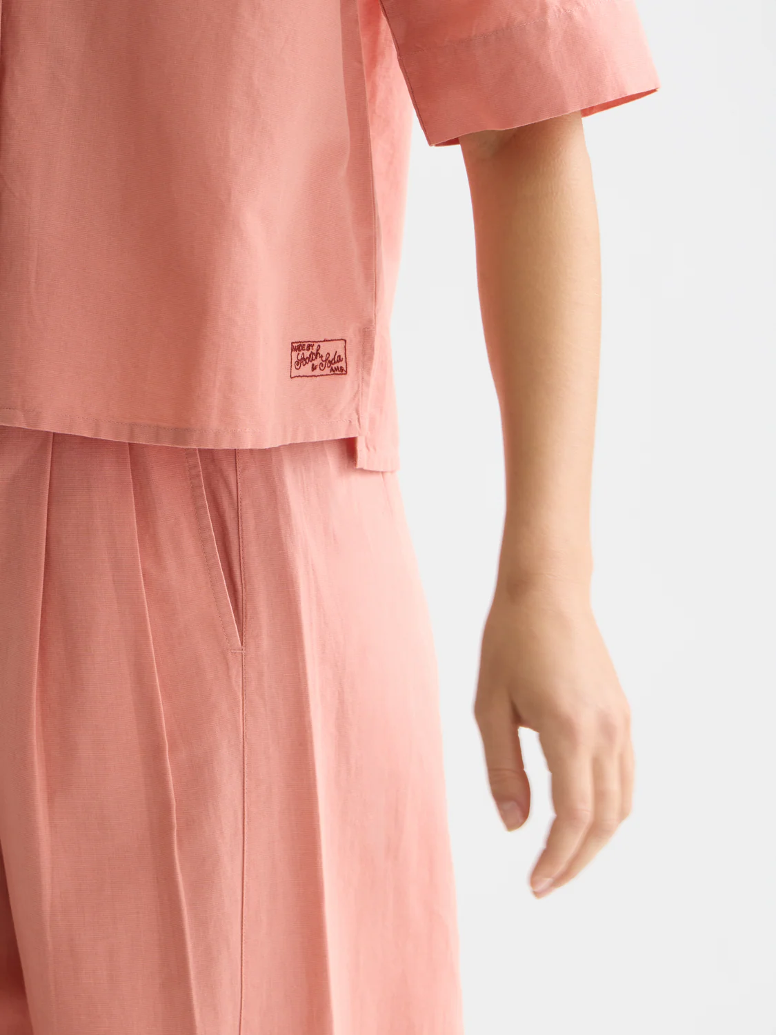 Cotton linen short sleeve shirt - Image 3