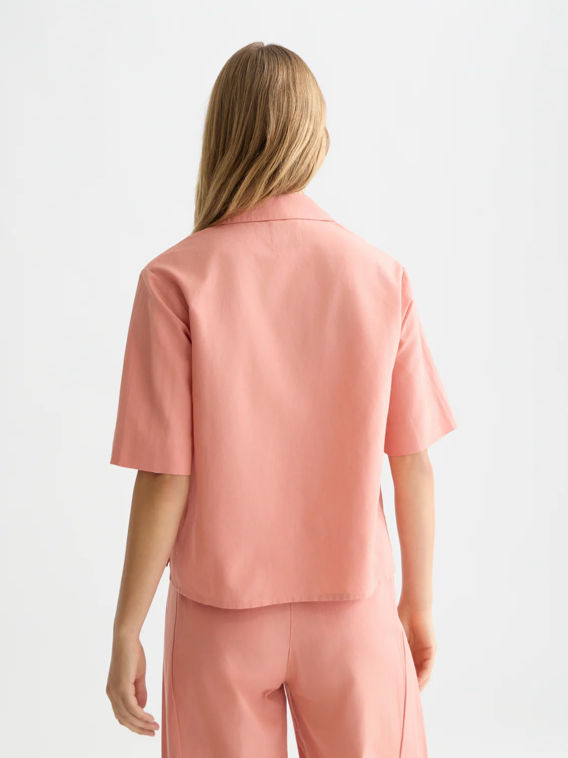 Cotton linen short sleeve shirt - Image 4