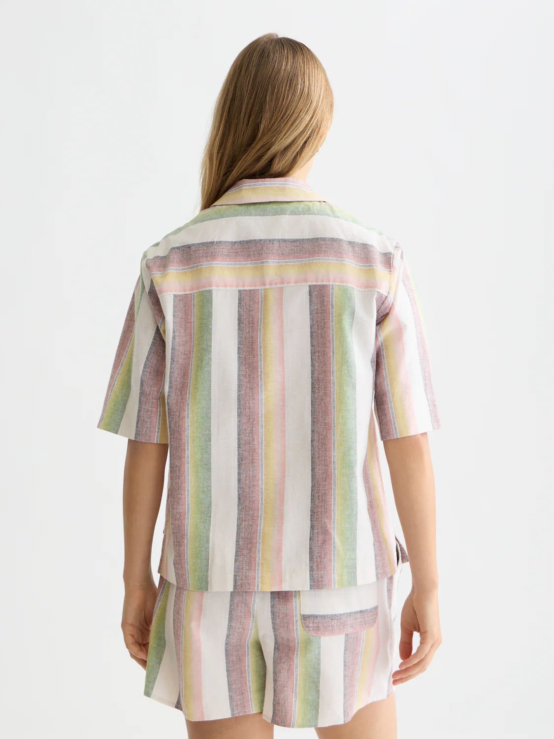 Striped short sleeve shirt - Image 4