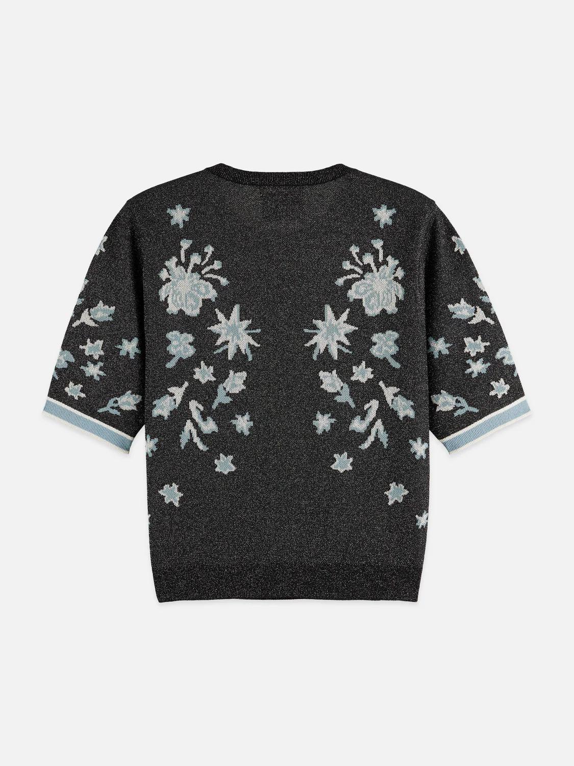 Jacquard short sleeve pullover - Image 6