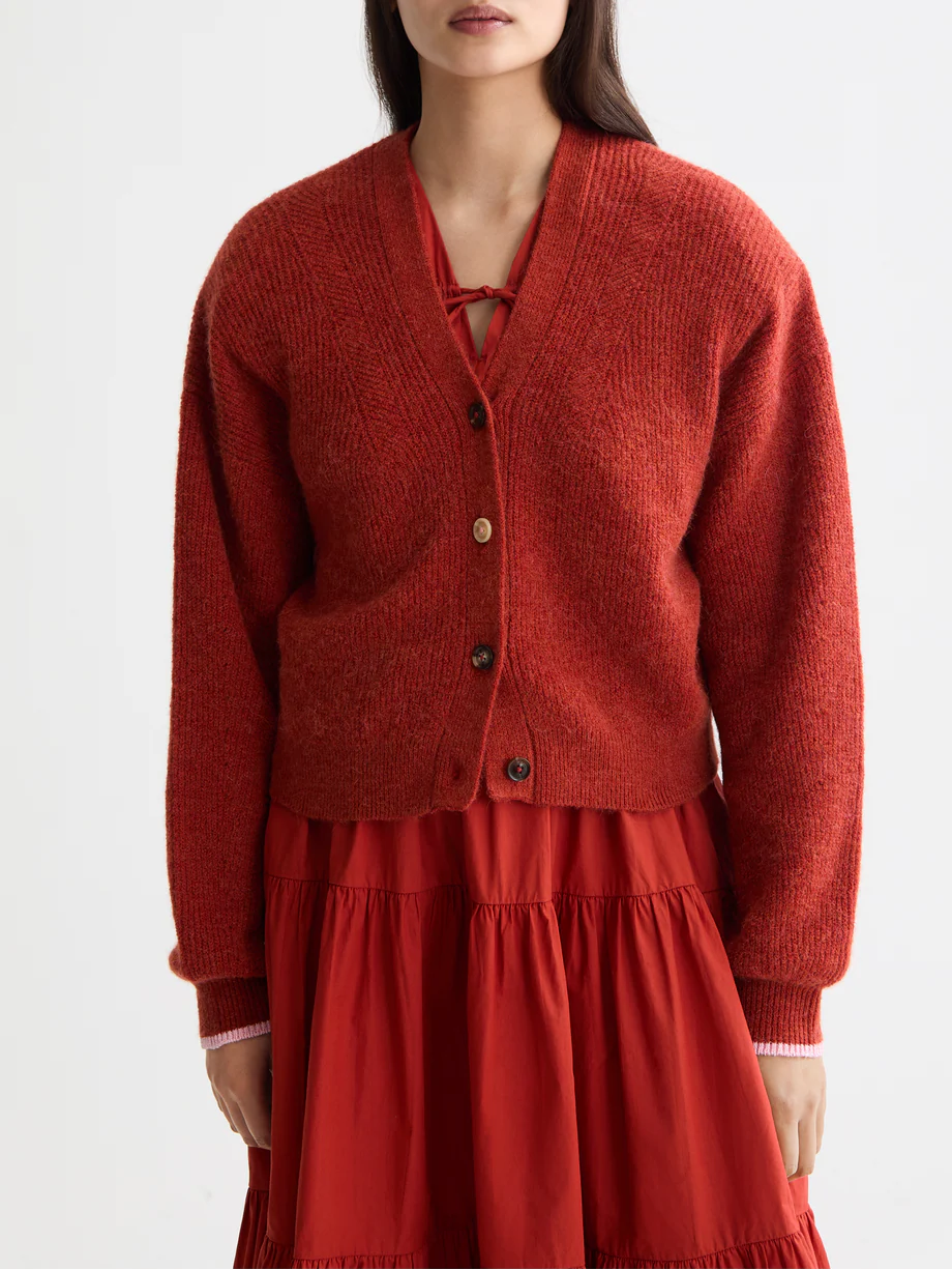 Fuzzy relaxed cardigan