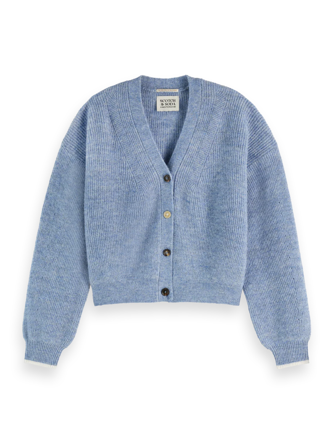 Fuzzy relaxed cardigan - Image 10
