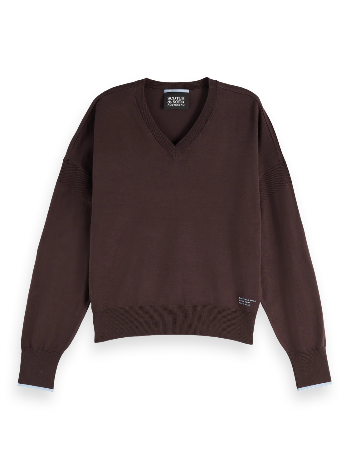 V-neck relaxed pullover - Image 4