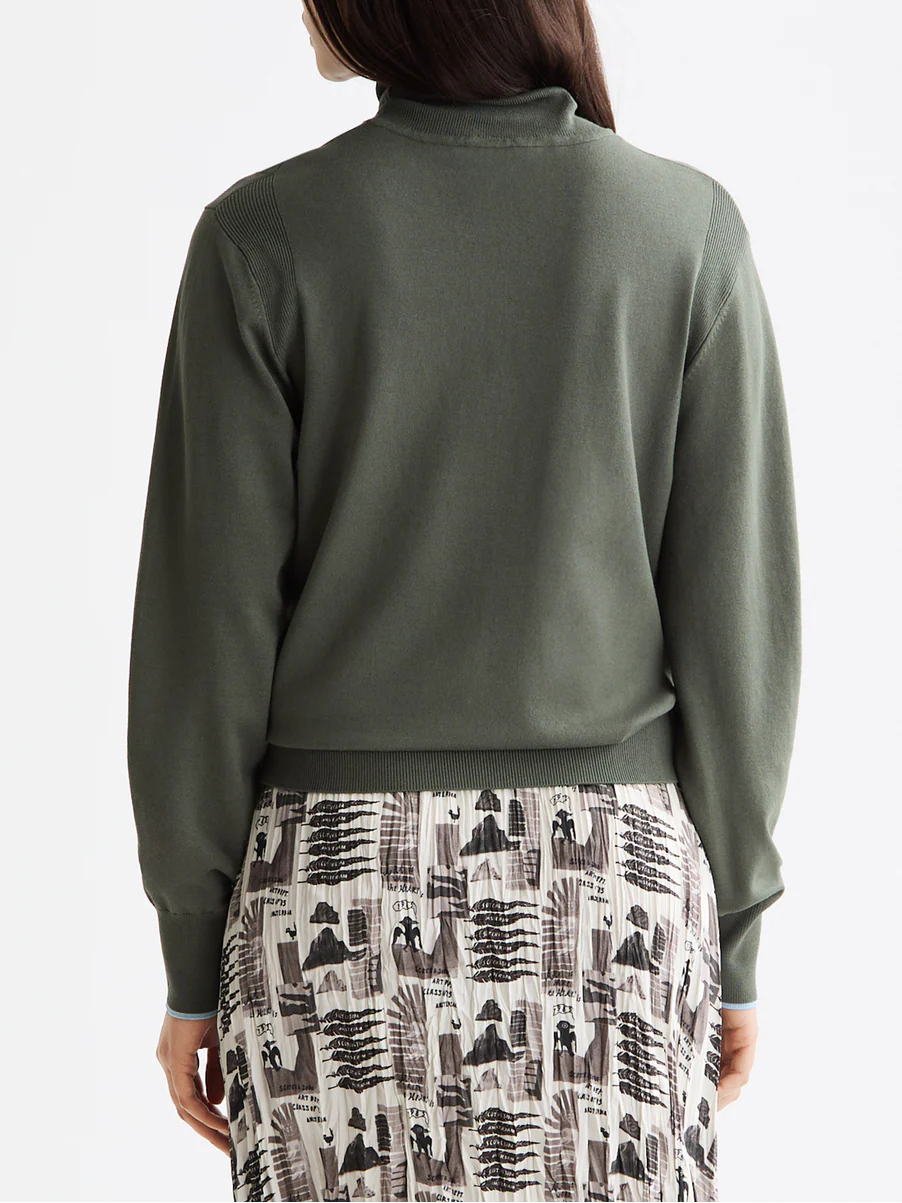 Relaxed roll neck pullover - Image 11