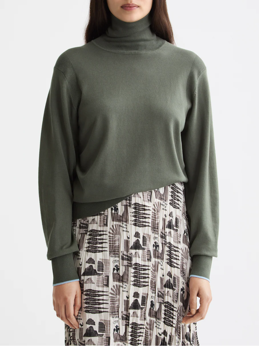 Relaxed roll neck pullover - Image 8