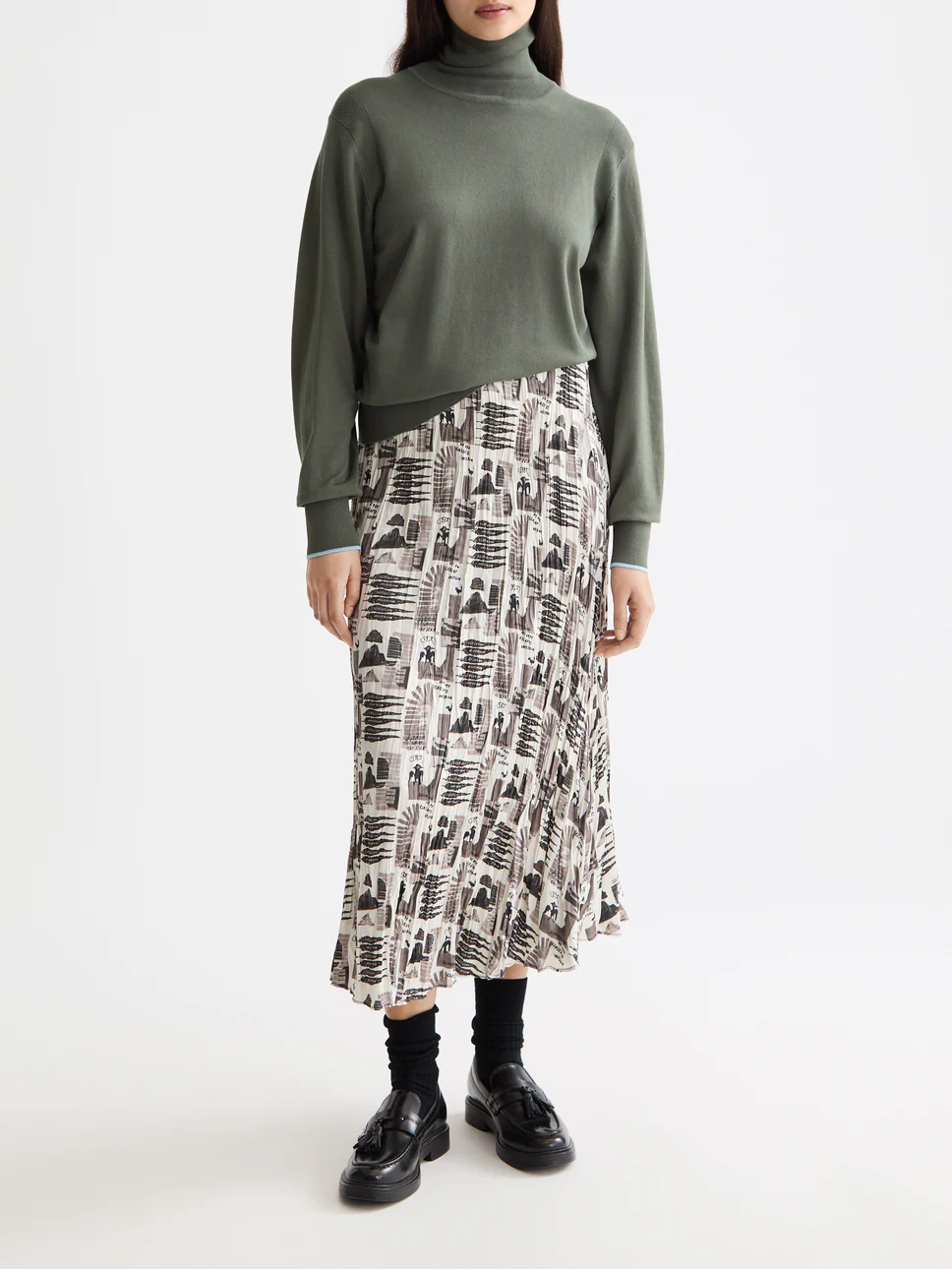 Relaxed roll neck pullover - Image 9