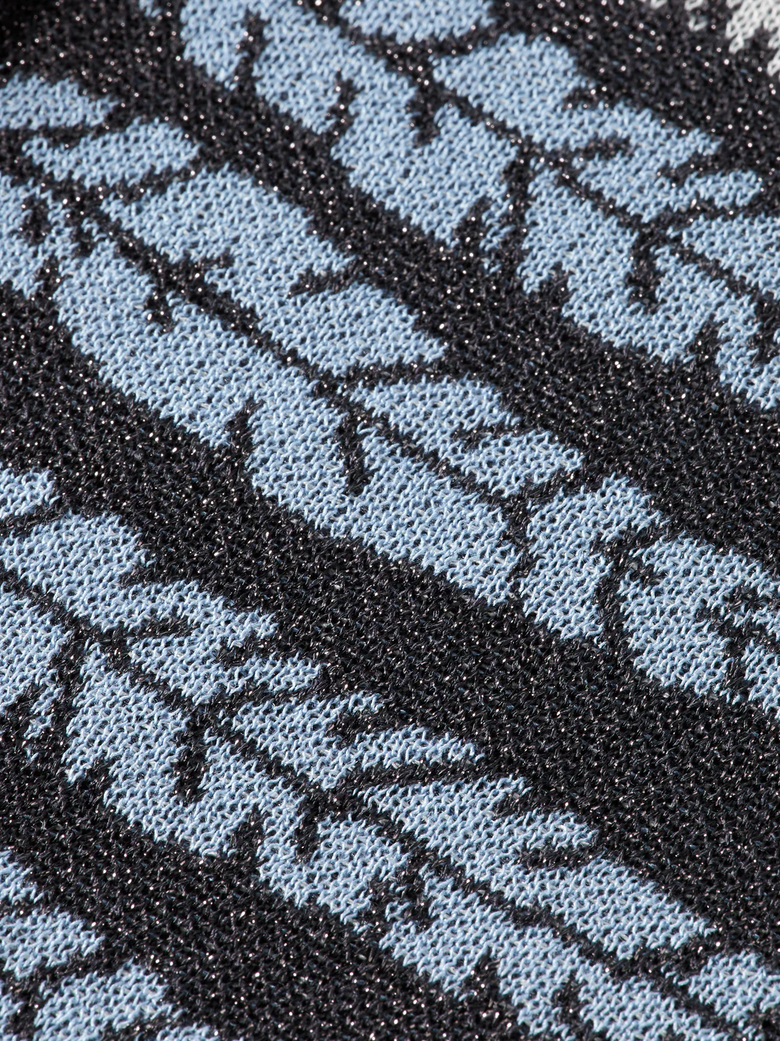 Lurex jacquard cardigan - Image 6