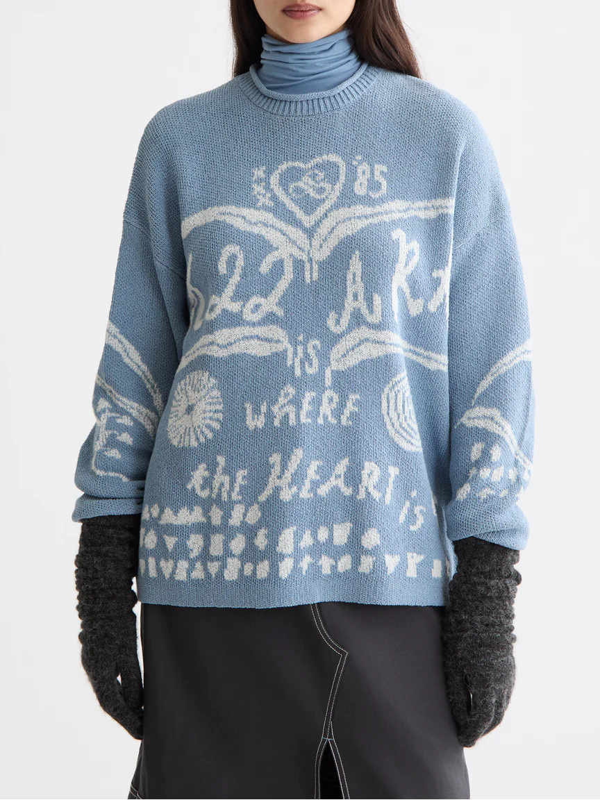 Jacquard pullover