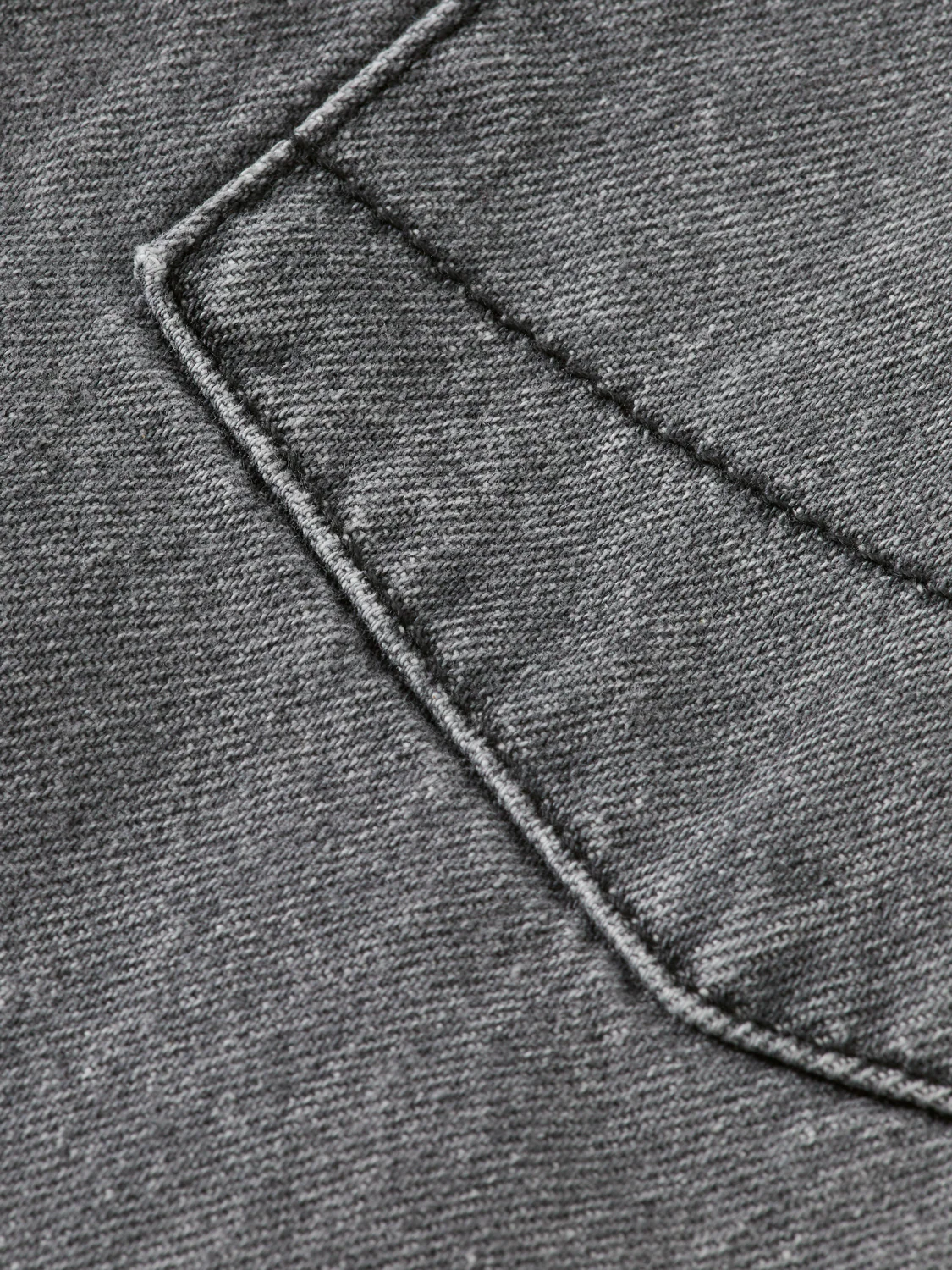 Washed denim overshirt - Image 7