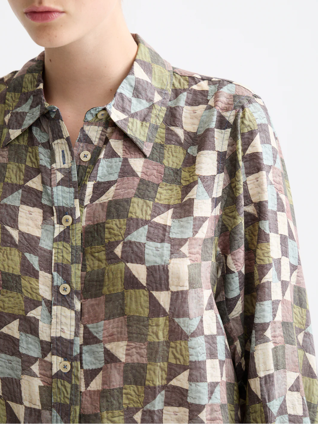 Printed relaxed shirt - Image 10