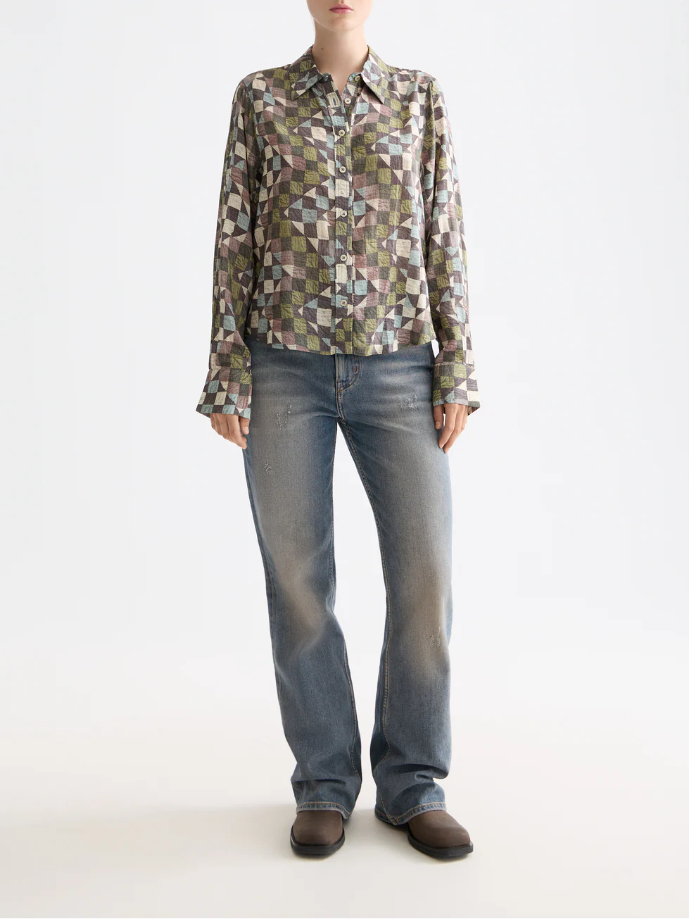 Printed relaxed shirt - Image 9