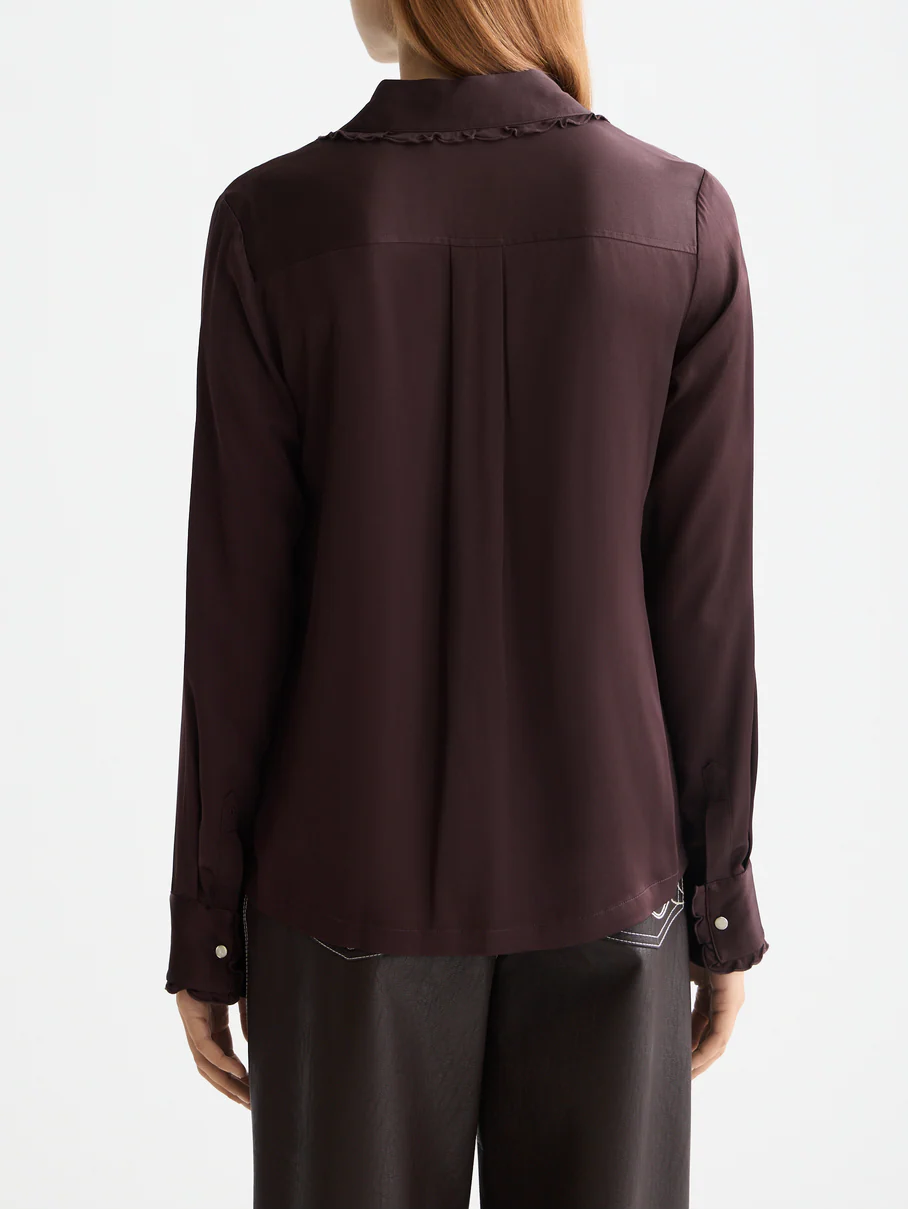 Ruffle collar shirt - Image 4