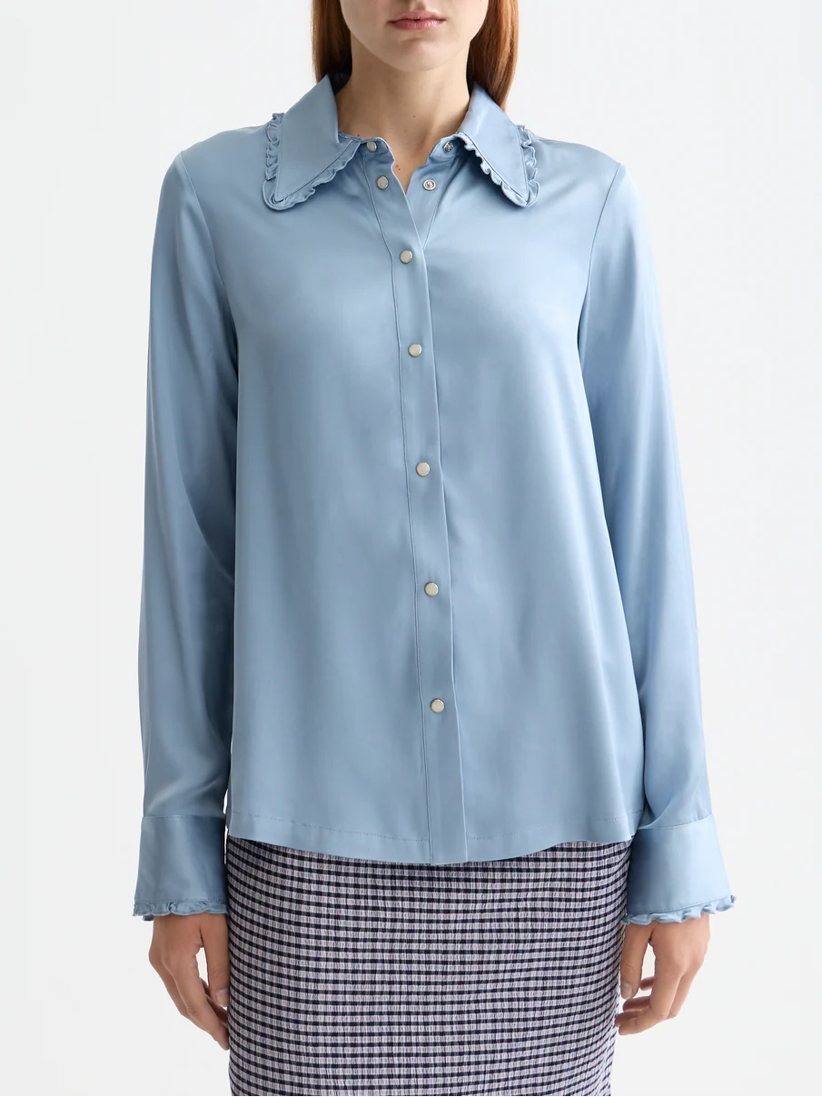 Ruffle collar shirt - Image 8