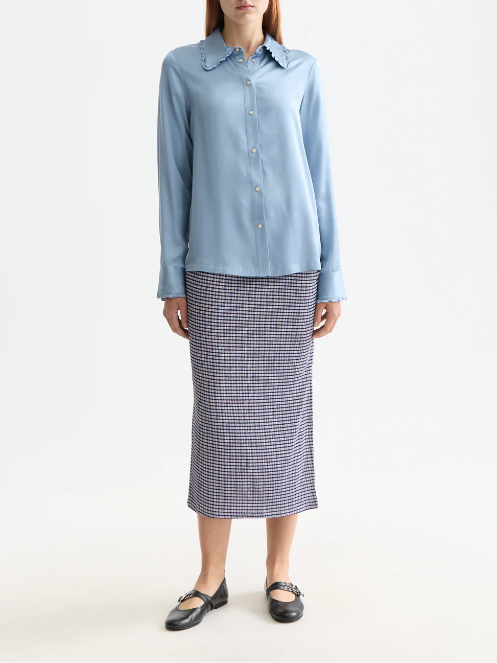 Ruffle collar shirt - Image 9