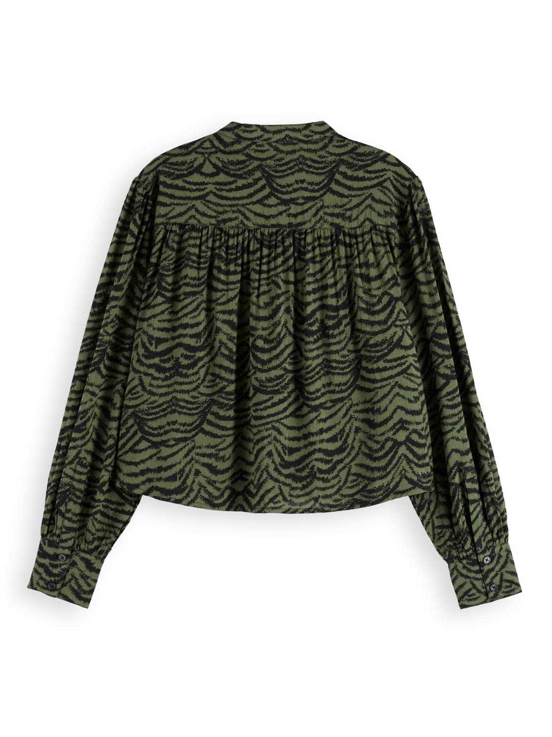 Printed pintuck shirt - Image 13
