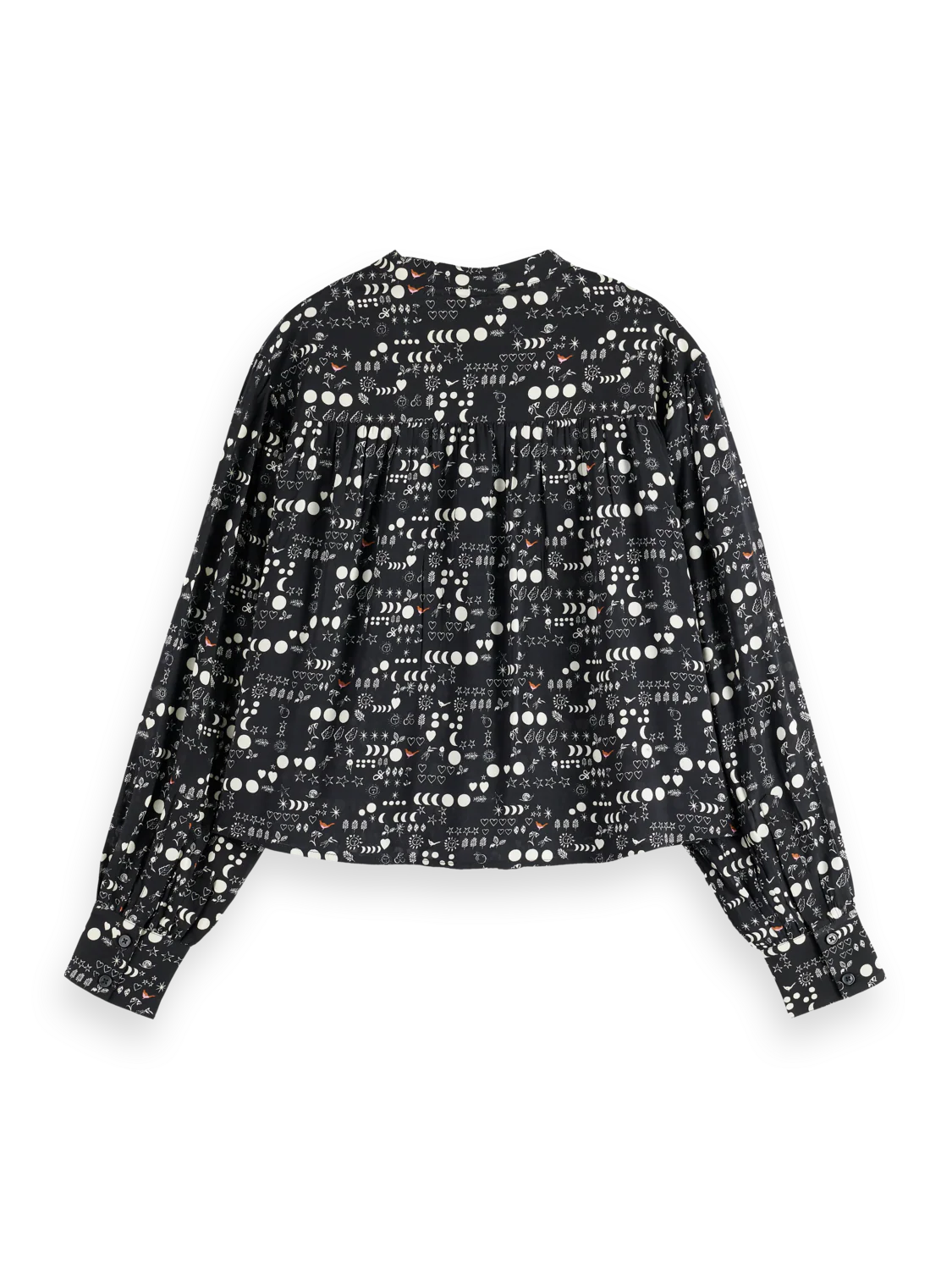 Printed pintuck shirt - Image 6
