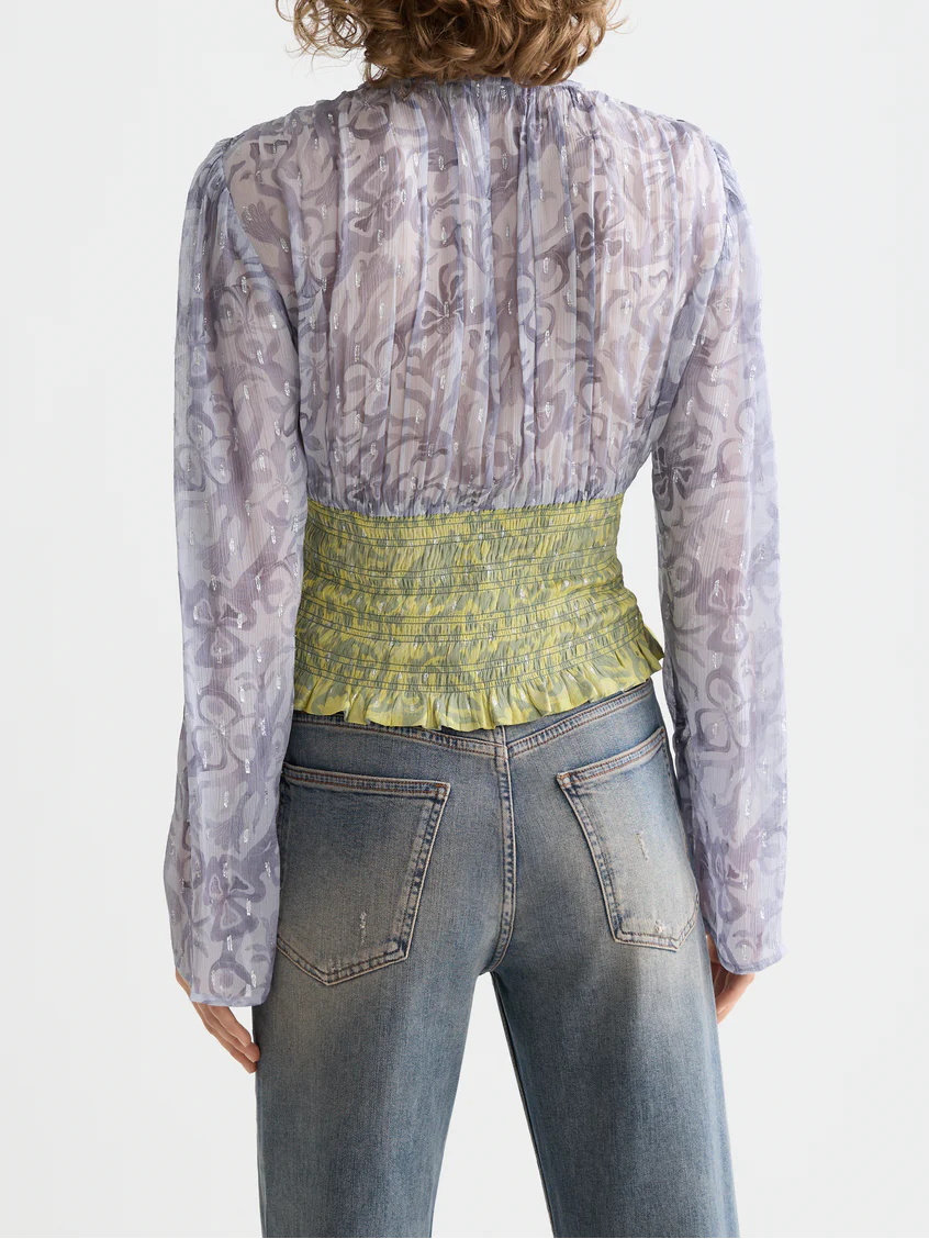 Smocked waist top - Image 11