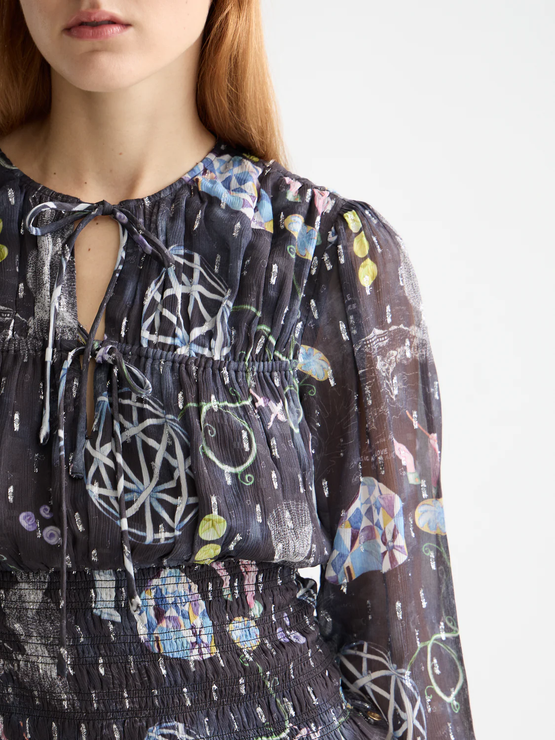 Smocked waist top - Image 3