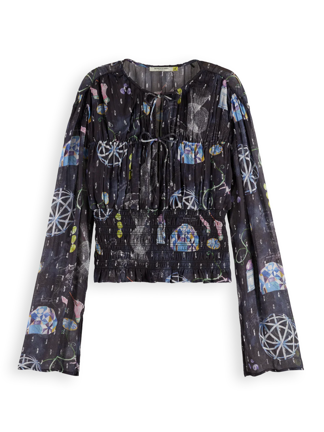 Smocked waist top - Image 5