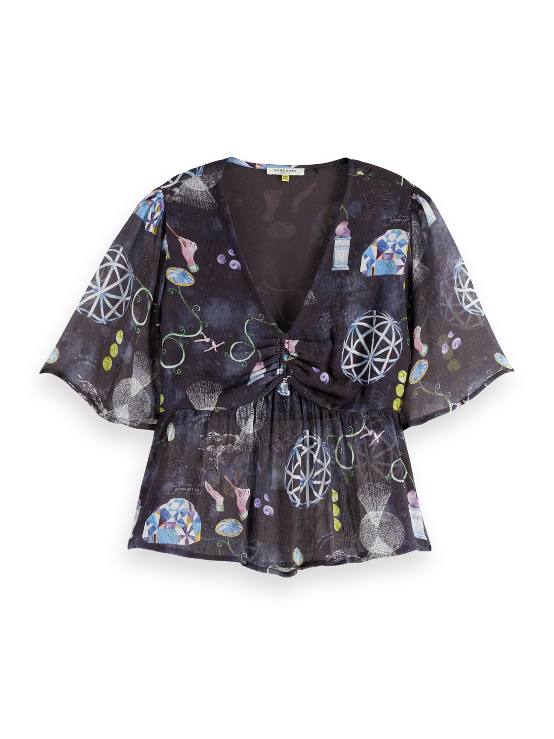 Peplum short sleeve top - Image 5
