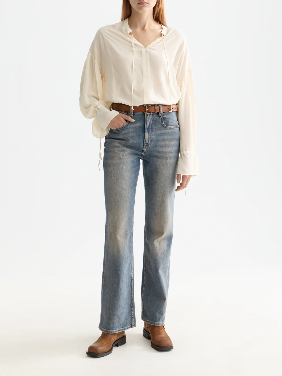 Easy top with draw string cuffs - Image 2