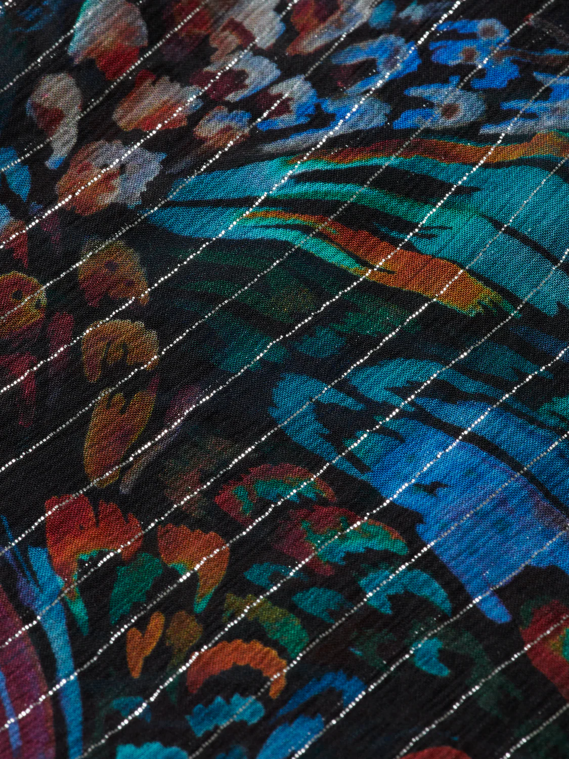 Printed top with ties - Image 7
