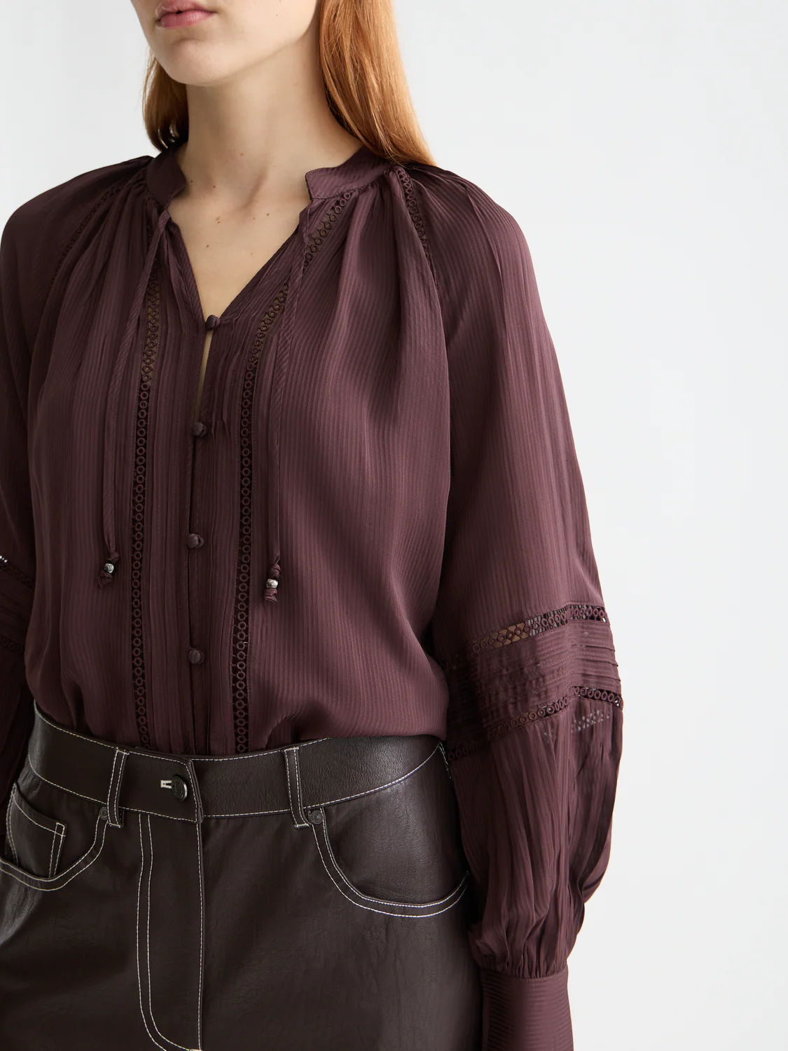 Lace detail blouse - Image 10