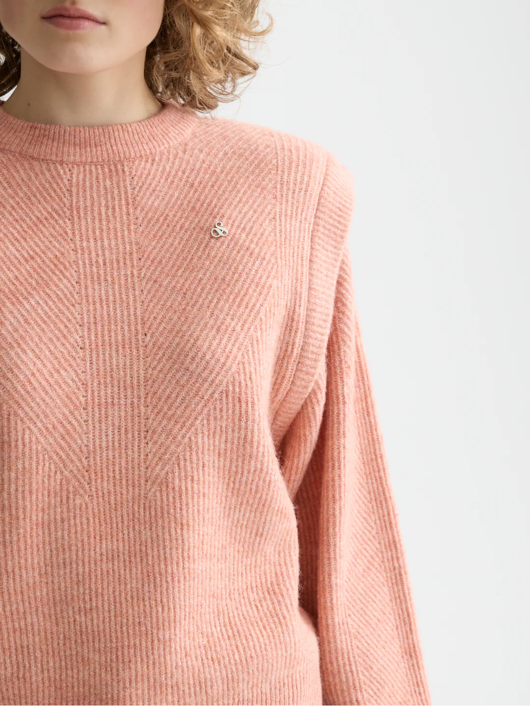Shoulder detail crew neck pullover - Image 10