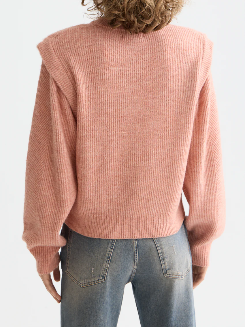 Shoulder detail crew neck pullover - Image 11