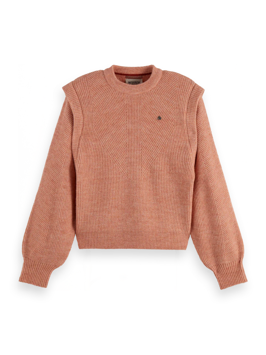 Shoulder detail crew neck pullover - Image 12