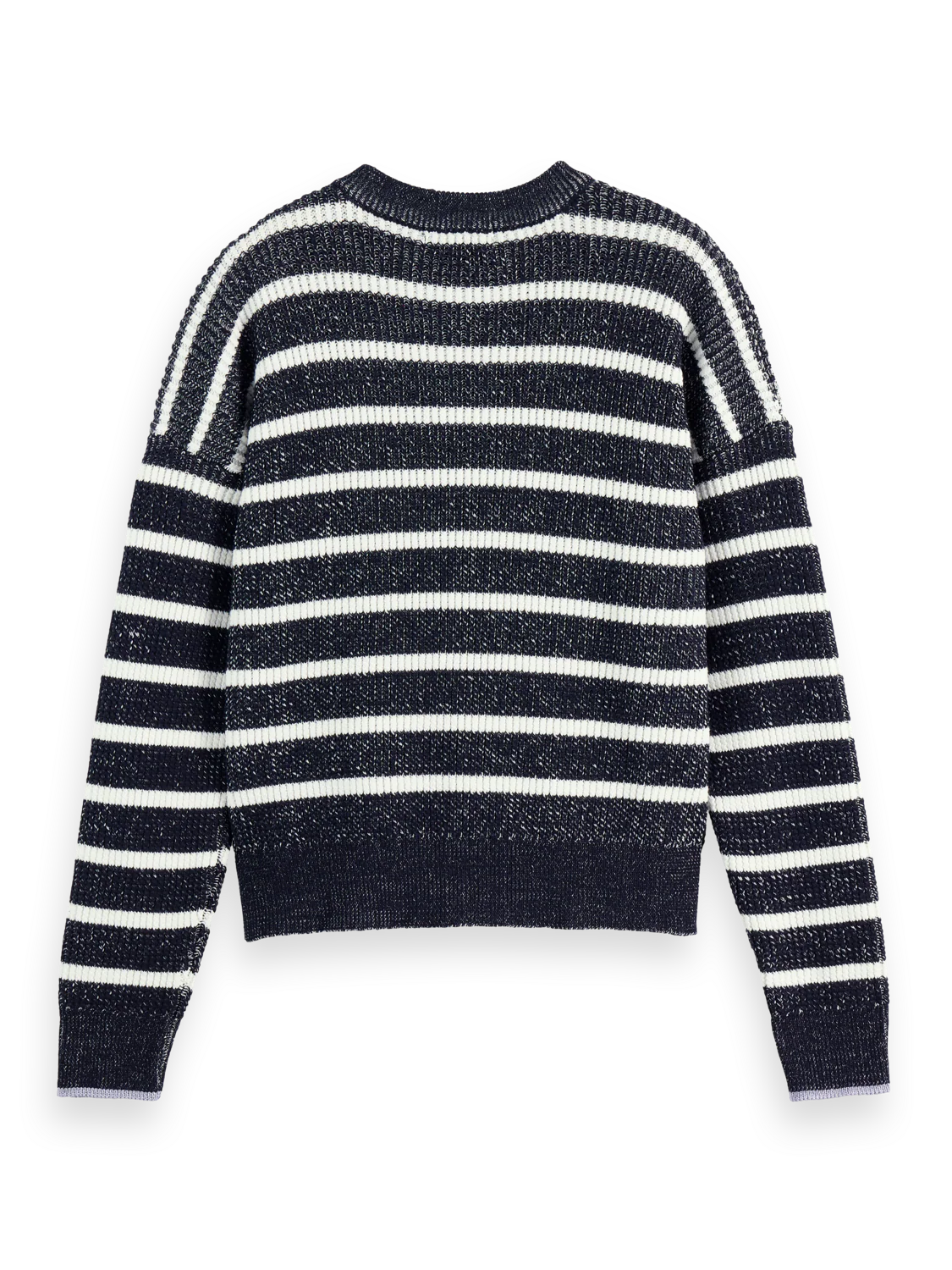 Stripe tie neck pullover - Image 5