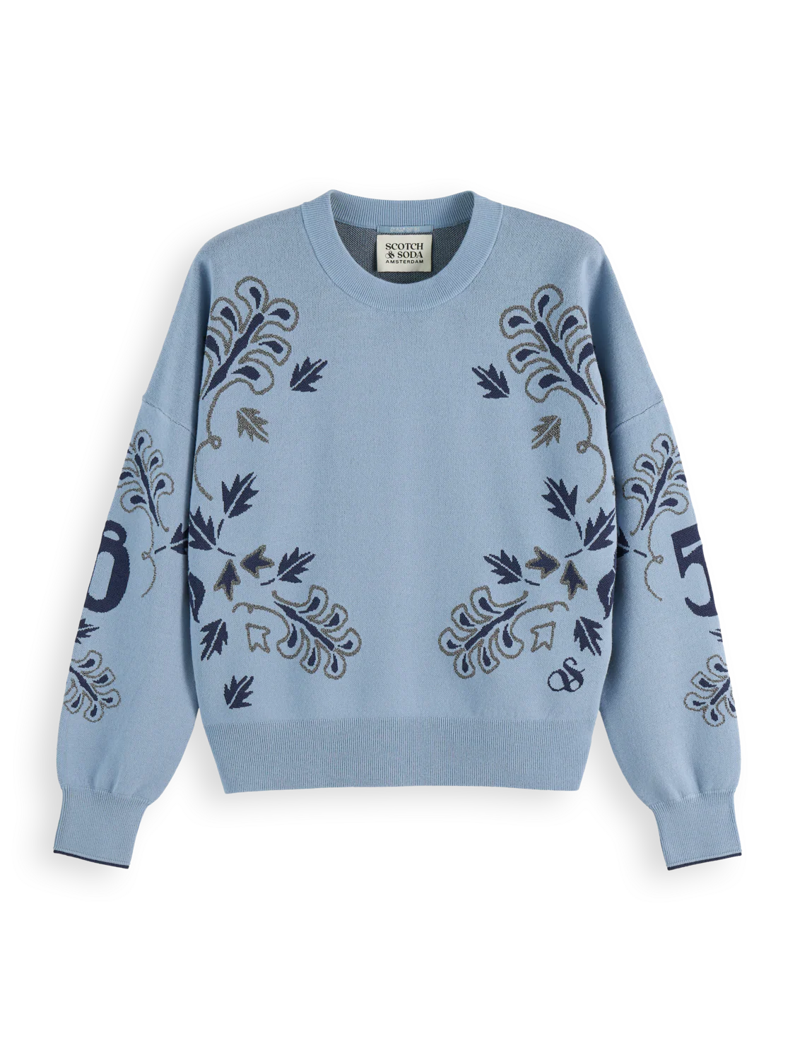 Relaxed jacquard pullover - Image 5