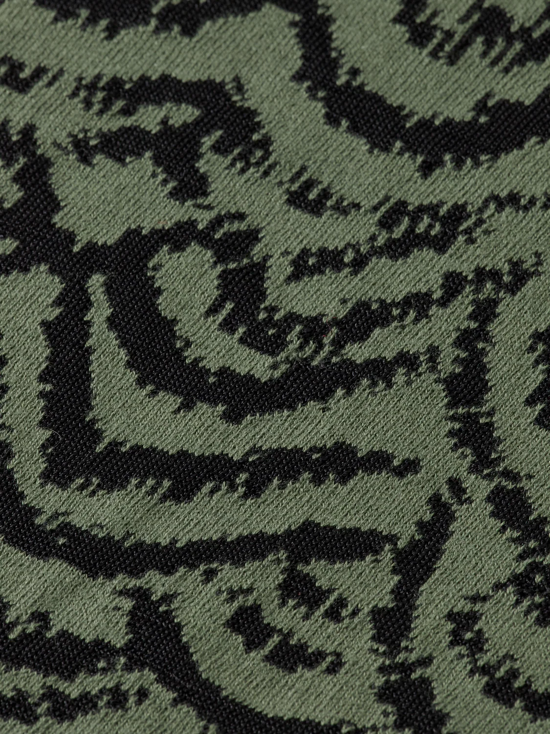 Jacquard V-neck pullover - Image 7