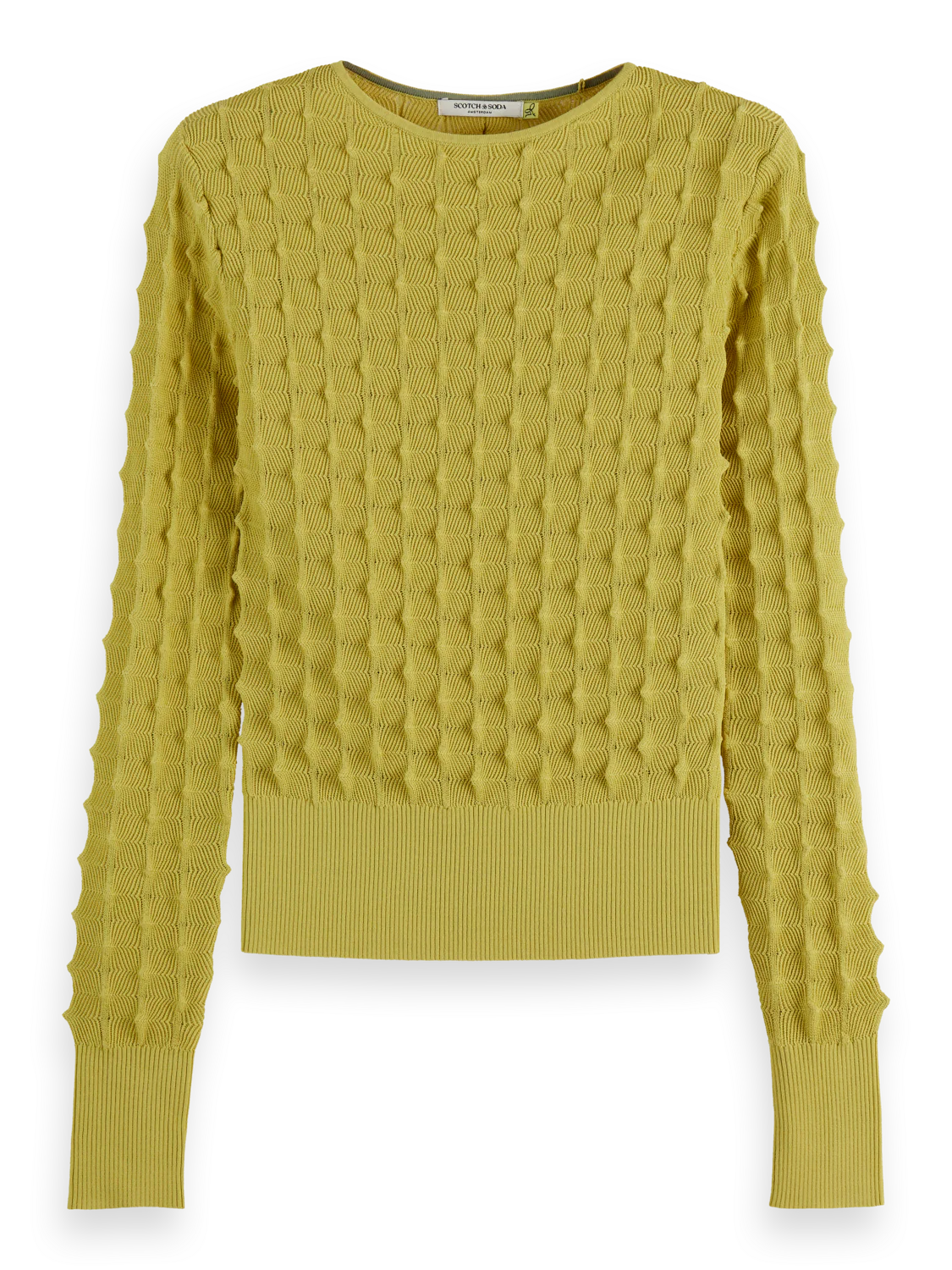 textured stitch pullover - Image 5