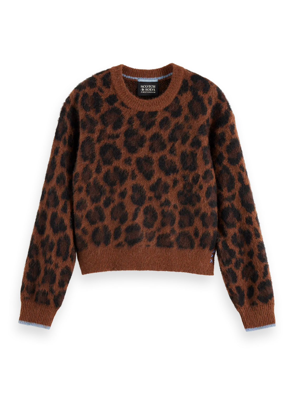 Fuzzy jacquard pullover - Image 12