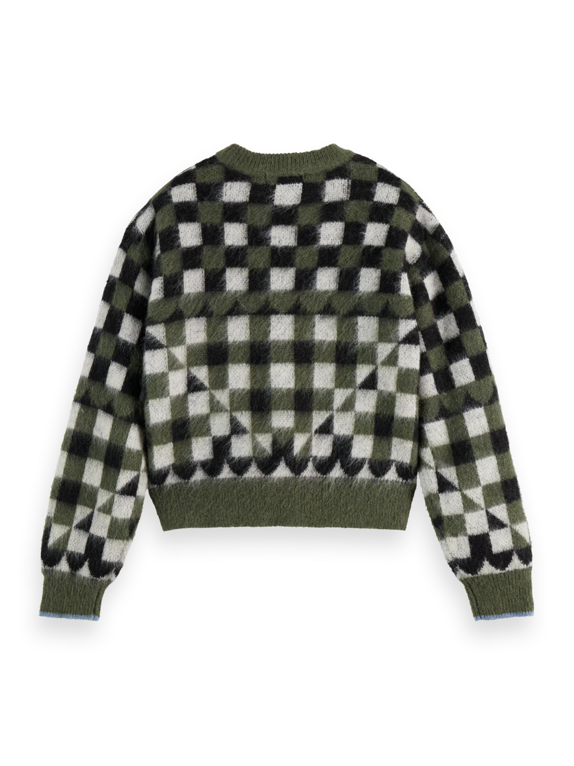 Fuzzy jacquard pullover - Image 6