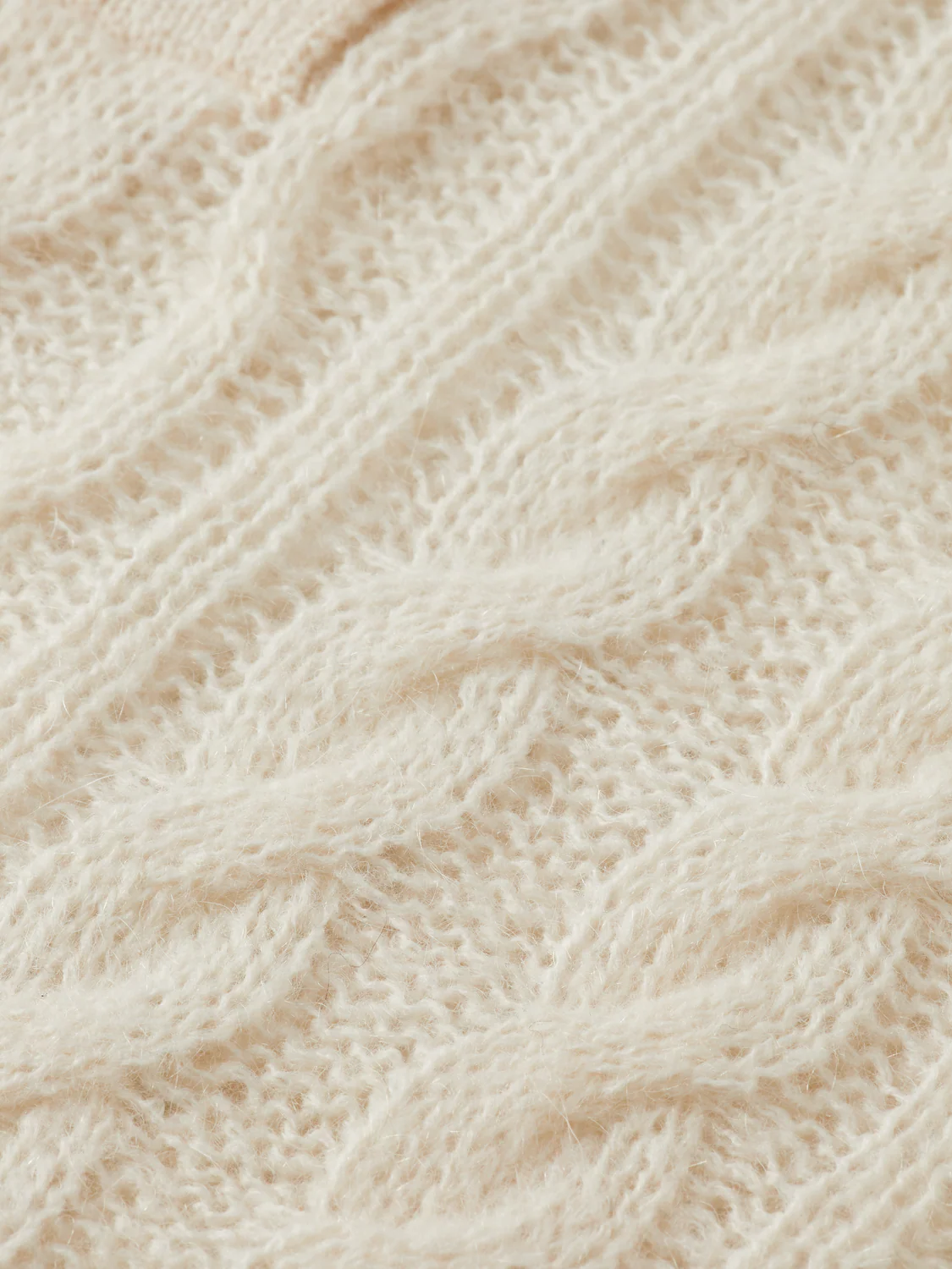 Cable stitch polo neck pullover - Image 14