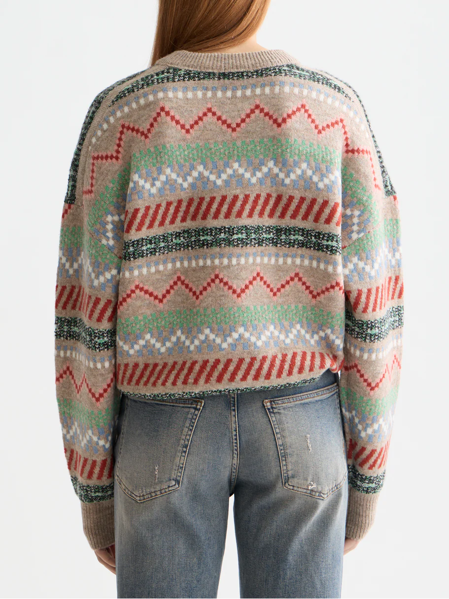 Fair Isle relaxed pullover - Image 4