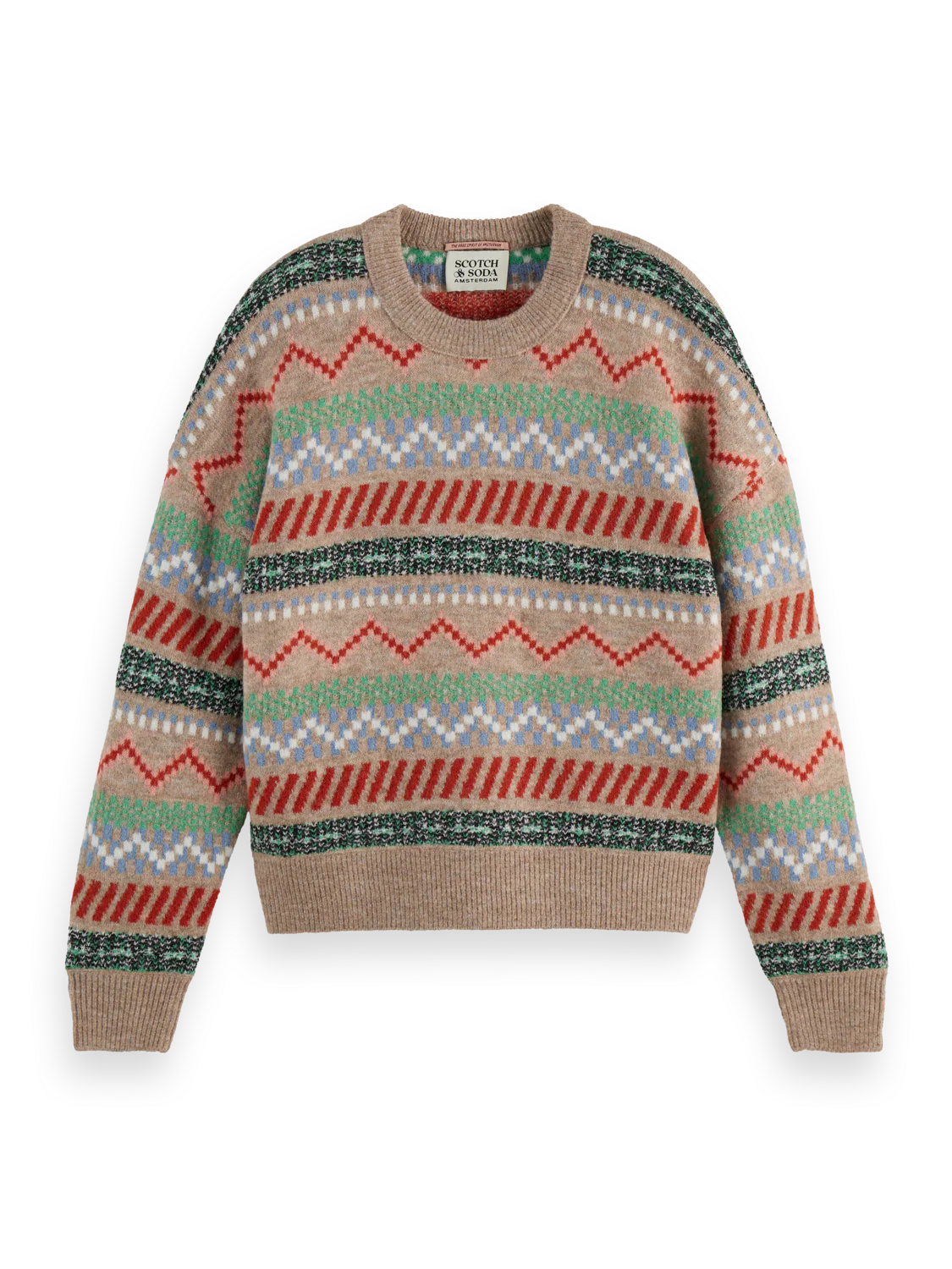 Fair Isle relaxed pullover - Image 5