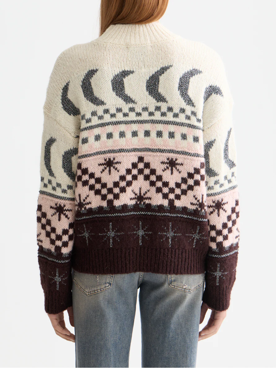 Metallic Fair Isle pullover - Image 4