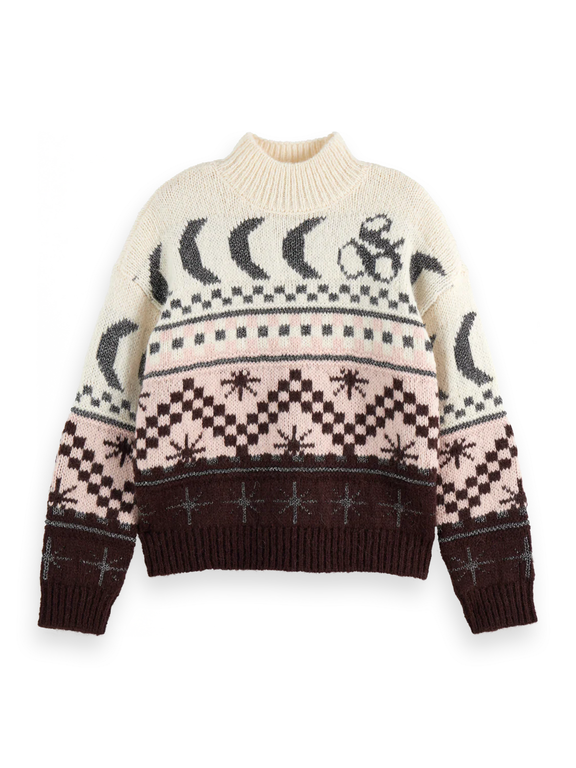Metallic Fair Isle pullover - Image 5