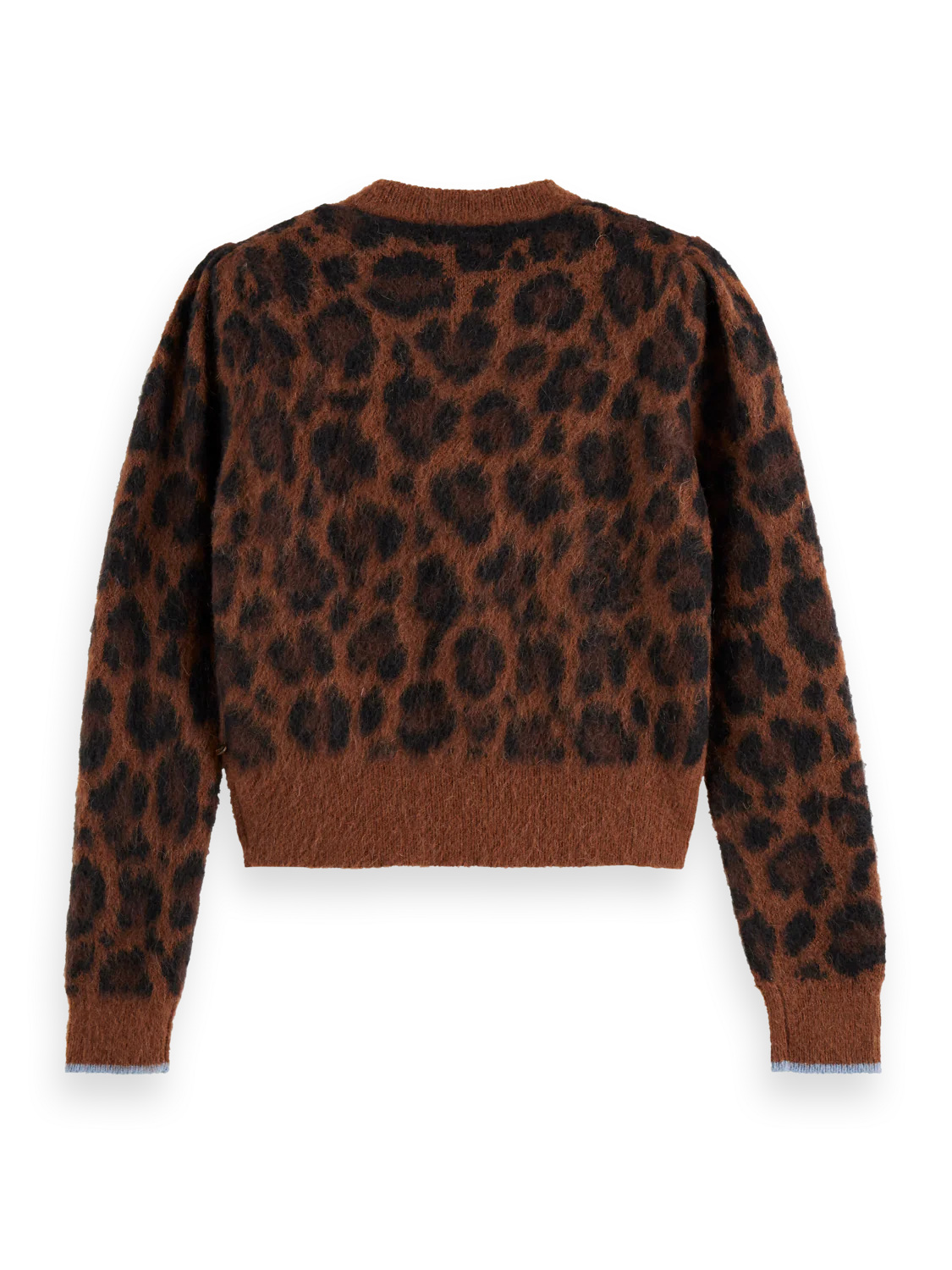 Fuzzy jacquard cardigan - Image 6