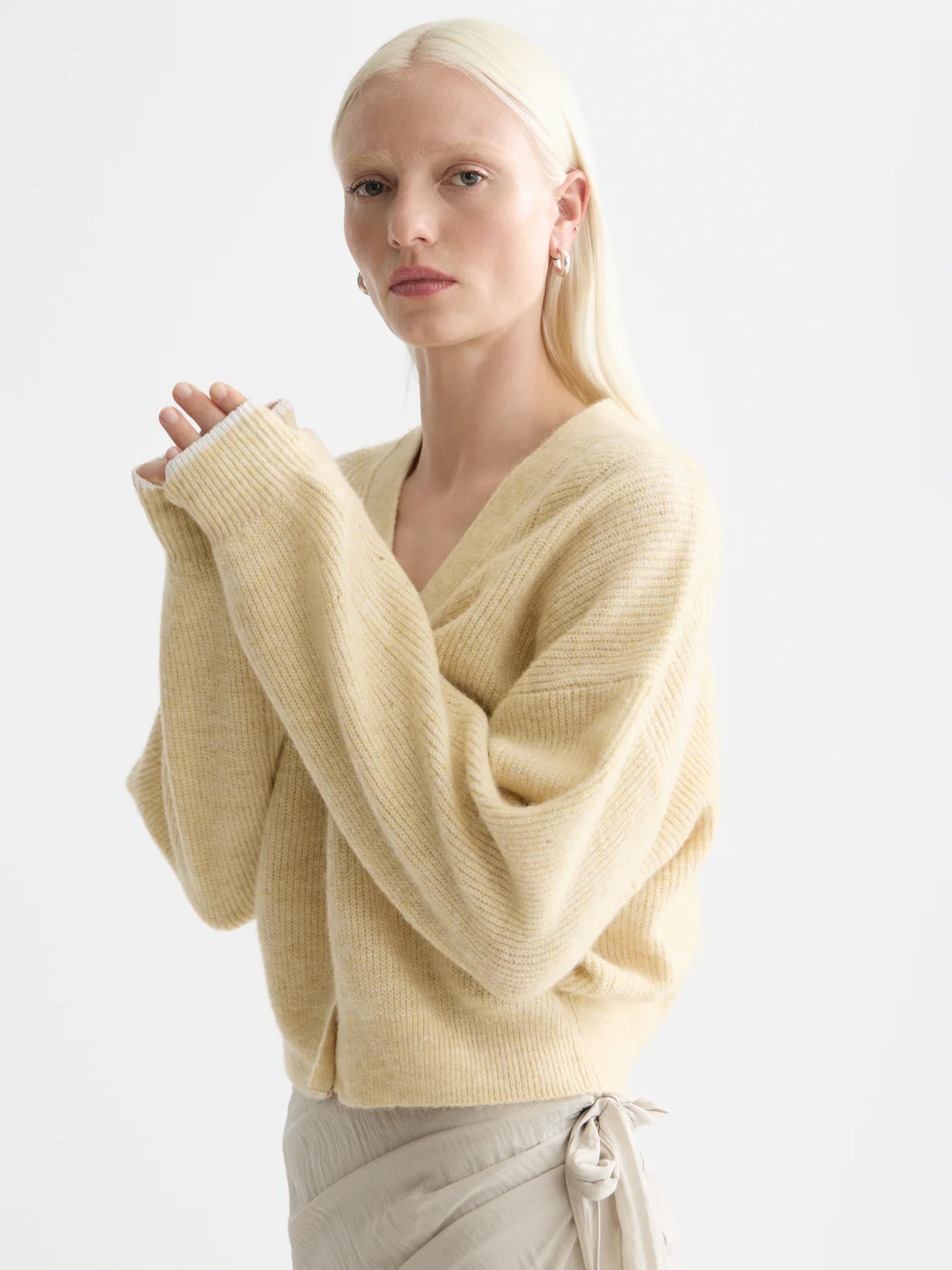 Fuzzy relaxed cardigan - Image 10